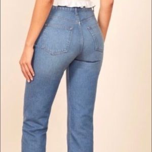 Reformation Cynthia High Rise, NWT